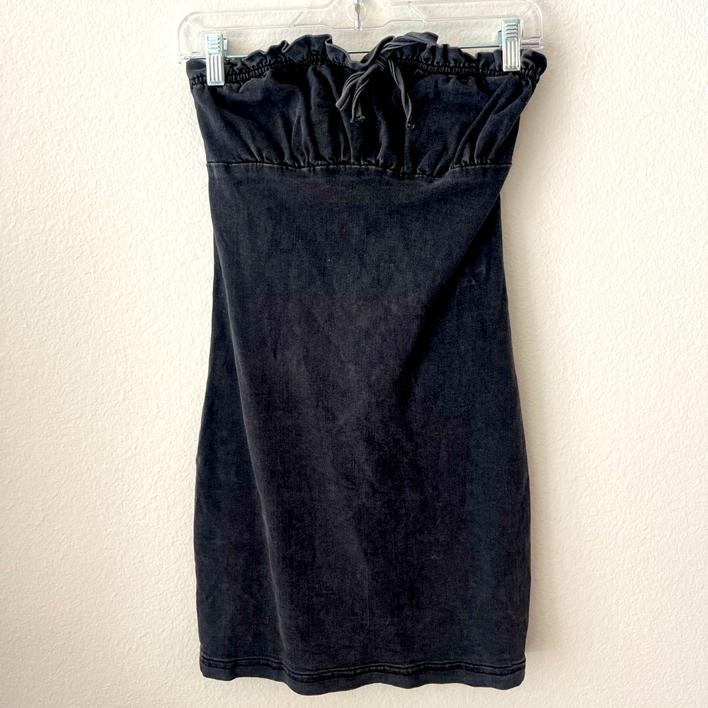Urban Outfitters Black Denim Dress
